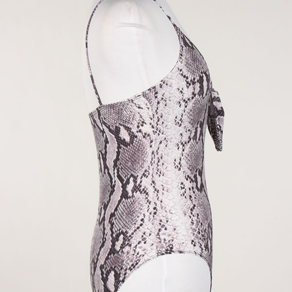 Snake Print Bodysuit - Picture 3 of 5